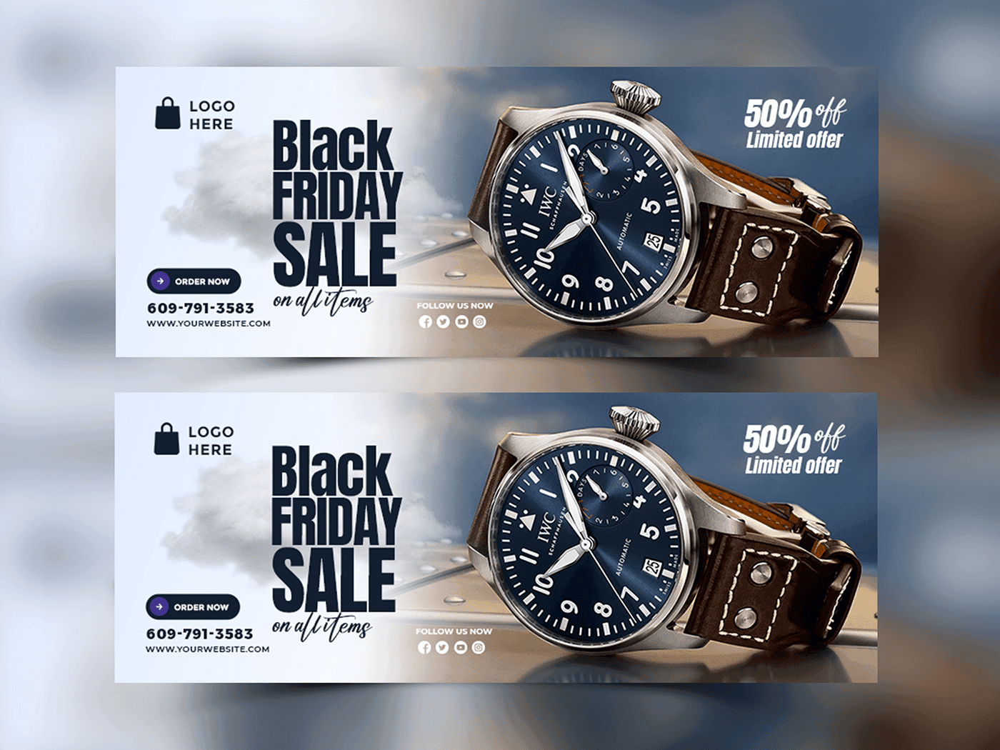 Watch Store Facebook Cover - Facebook design example