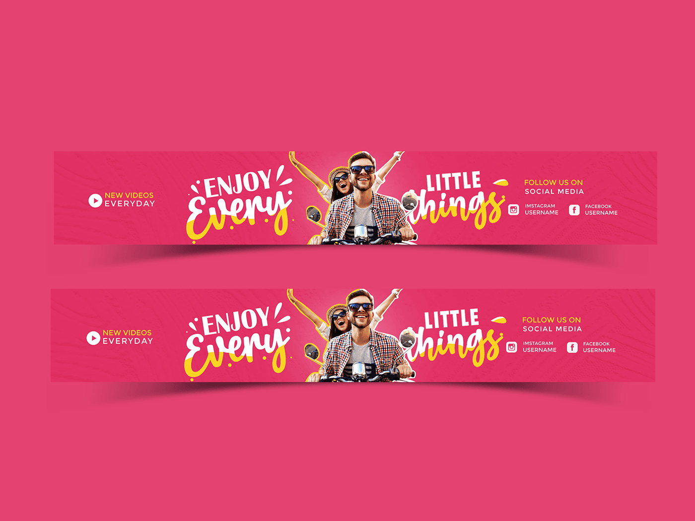Blogger Channel YouTube Cover - YouTube design example