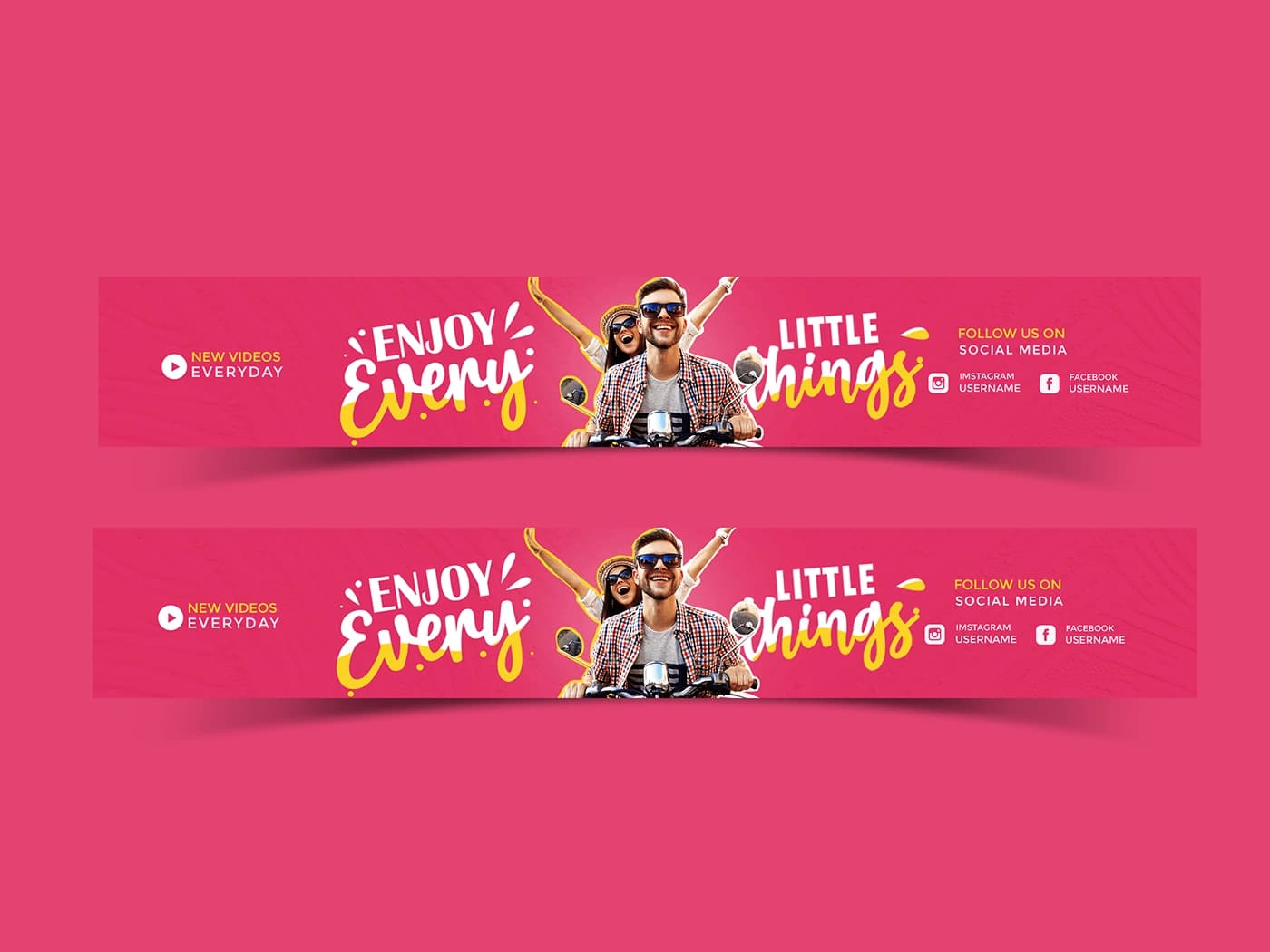 Blogger Channel YouTube Cover - YouTube design example