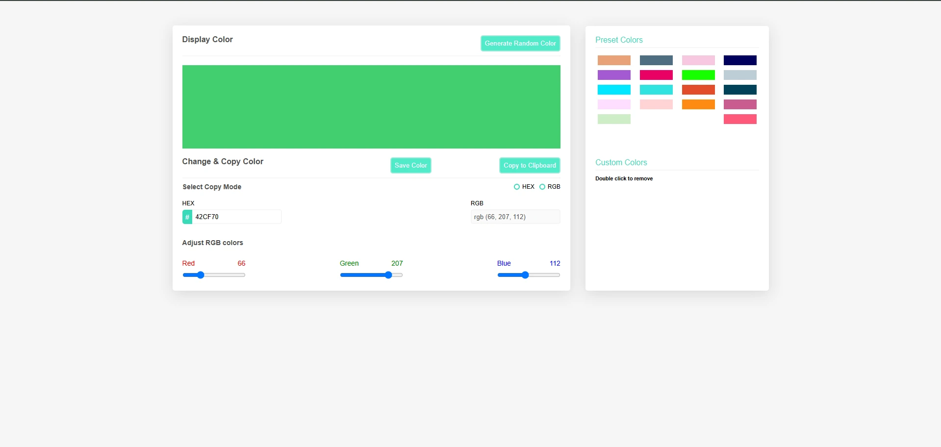 Smart Color Palette Generator