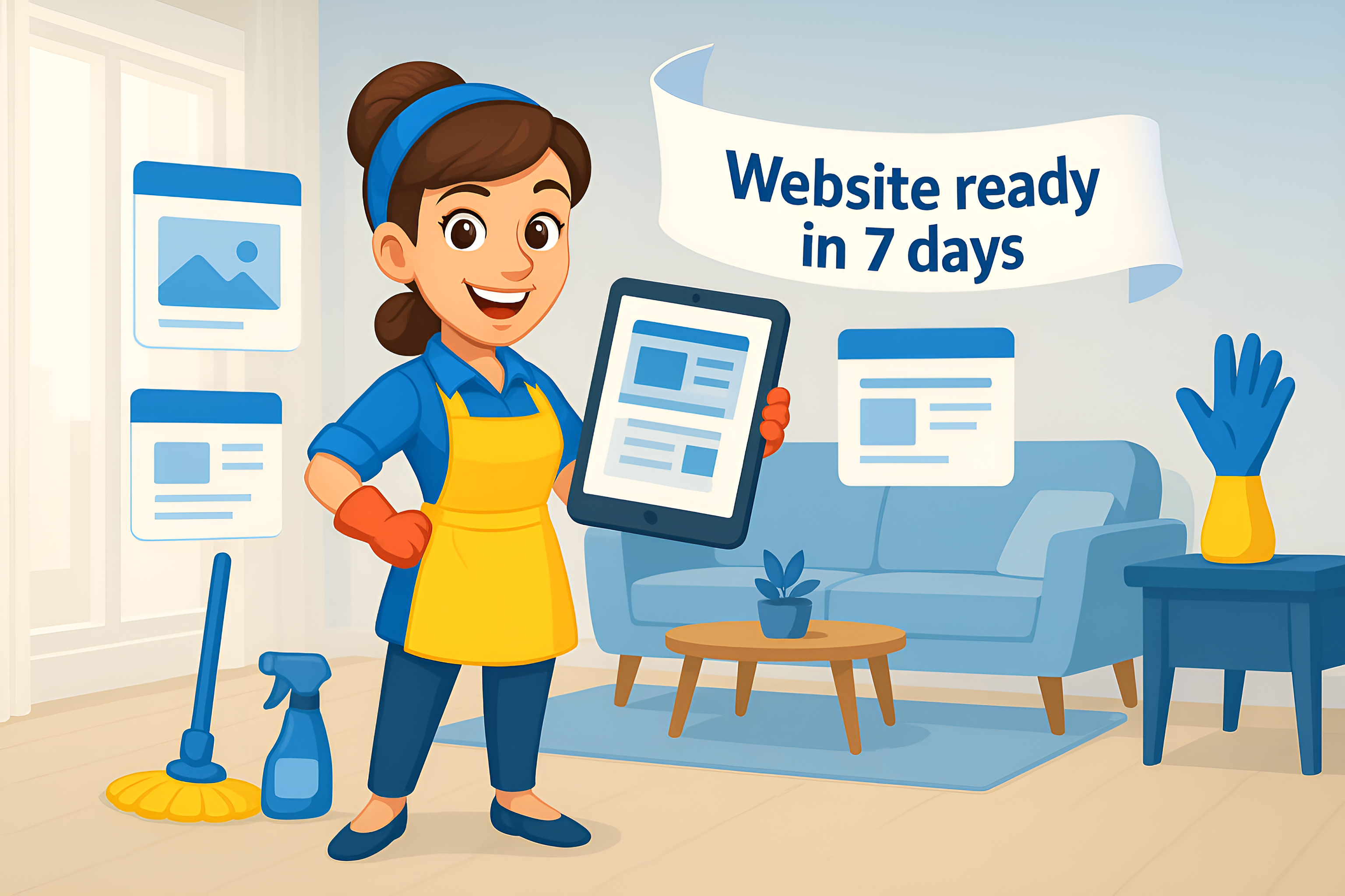 Cleaning website example 1